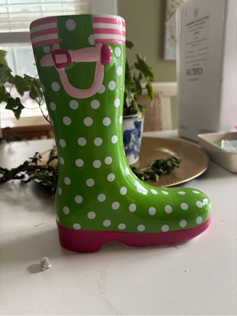 Rain Boot Vase